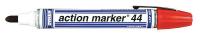 30E915 Ink Marker, Valve Action, Fiber Tip, Red