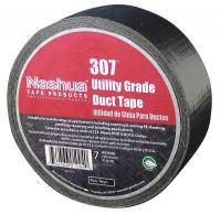 30F045 Duct Tape, 48mm x 55m, 7 mil, Black