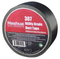 30F046 Duct Tape, 2.8 In x 60 yd, 7 mil, Black