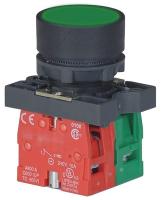 30G233 Pushbutton, 22mm, Flush/FullGuard, 1NO1NC