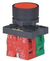 30G234 Pushbutton, 22mm, Flush/FullGuard, 1NO1NC