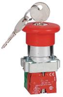 30G258 EmergencyStop, 22mm, TurnToRlease, 1NO1NC