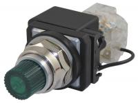 30G418 Pilot Light, LED, 120VAC, 30mm, Chrome, GR