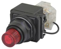 30G426 PilotLight, LED, 120VAC/DC, 30mm, Plastic, RD