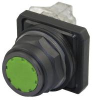 30G441 Pushbtn, Non-ill., 30mm, FullGrd, 1NO/1NC, GR