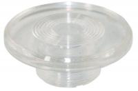 30G479 Mushroom Knob, 1 3/8 In, Clear