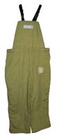 30L338 Arc Flash Bib Overall, HRC4, Green, 3XL