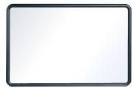30P025 Dry Erase Board, Black Frame, 24 x 18 In