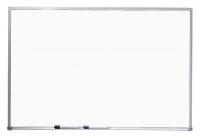 30P028 Dry Erase Board, Silver Frame, 24 x 18 In