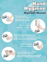 31A034 Poster, Hand Hygiene, 18 x 24 In.