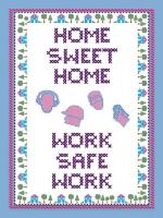 31A050 Poster, Home Sweet Home, 18 x 24 In.