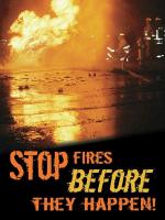 31A051 Poster, Stop Fires Before, 18 x 24 In.