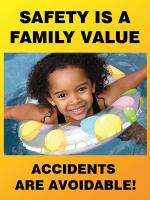 31A057 Poster, Safety Is A Family, 18 x 24 In.