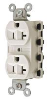 31A340 Receptacle, Duplex, 125V, Light Almond