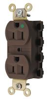 31A397 Receptacle, Duplex, 125V, Brown
