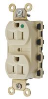 31A402 Receptacle, Duplex, 125V, Ivory