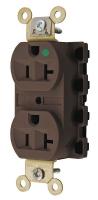 31A404 Receptacle, Duplex, 125V, Brown