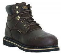 31A686 Work Boots, Steel Toe, MetGrd, 9-1/2W, PR