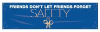 31A717 Banner, Friends Dont Let, 28 x 96 In.