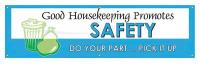 31A722 Banner, Good Housekeeping, 28 x 96 In.