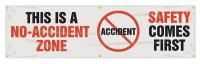 31A750 Banner, This Is A No-Accident, 28 x 96 In.