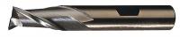 31C072 Cobalt End Mill, 9/32 In D, 9/16 In Cut L