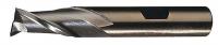 31C104 Cobalt End Mill, 1/4 In D, 1 3/4 In Cut L
