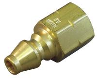 31C905 Coupler Plug, Brass, 1/4 NPT