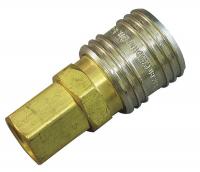 31C955 Coupler Socket, Brass, 1/4