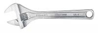 31D024 Adjustable Wrench, 12 in., Chrome, Plain