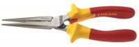 32H678 Insulate Half Rnd Pliers, 6-1/2 L, Red/Ylw