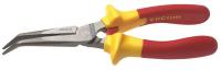 32H685 Insulate Bent Nose Plier, 7-7/8 L, Red/Ylw