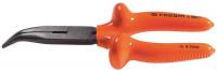 32H686 Insulate Bent Nose Pliers, 7-7/8 L, Orange