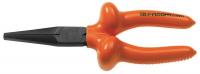 32H701 Insulate Flat Nose Pliers, 6-1/2 L, Orange