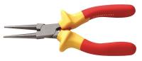 32H706 Insulate Rnd Nose Pliers, 6-1/2 L, Red/Ylw
