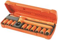 32H728 Insulated Socket Set, 12 Pt, 1/2 Dr, 12 Pc