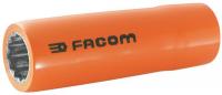 32H779 Insulated Socket, 3/8 Dr, 8mm x 2-31/64 In