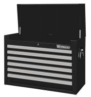 32H834 Top Chest, 26 x 16-1/2 x 18-7/16 In, Black