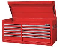 32H842 Top Chest, 57 x24 x26 In, Red