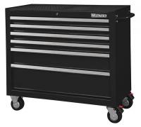 32H853 Rolling Cabinet, 42x18-1/2x39-13/16, Black