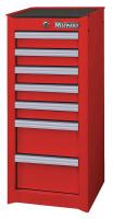 32H864 Side Cabinet, 15-7/16 x18x33-13/16 In, Red