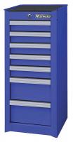 32H866 Side Cabinet, 15-7/16x18x33-13/16 In, Blue