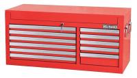 32H870 Top Chest, 40-1/2 x17-5/8 x19-3/16 In, Red