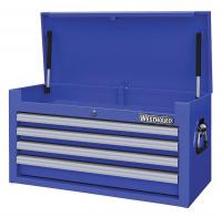 32H874 Top Chest, 26 x 12-5/8 x 14-1/8 In, Blue