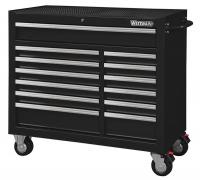 32H892 Rolling Cabinet, 42x18-1/2x39-13/16, Black