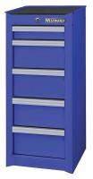 32H899 Side Cabinet, 15-7/16x18x33-13/16 In, Blue