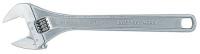 32H934 Adjustable Wrench, 15 in., Chrome, Plain