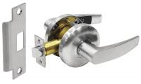 32J199 Door Lever Lockset, Curved, Passage