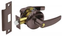 32J209 Door Lever Lockset, Curved, Grd. 2