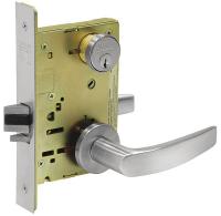 32J219 Heavy Duty Mortise Lockset, Lever, Rose